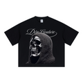 240GSM Unisex Boxy-Fit Loose-Fit T-shirt Black