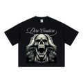 240GSM Unisex Boxy-Fit Loose-Fit T-shirt Black